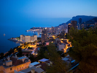Monaco, Monte Carlo, blaues Meer