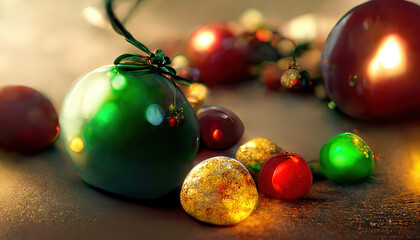 New Year tale. AI render