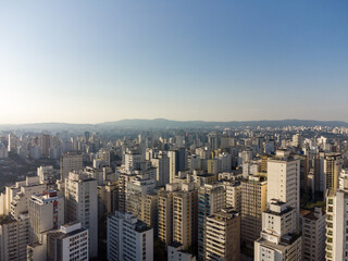 Aerial view of the "Higienópolis" neighborhood in the heart of Sao Paolo, Brazil