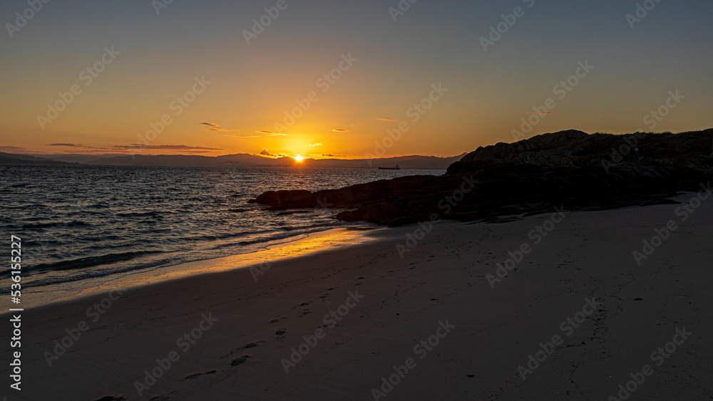 Canvas Prints sunset at the beach