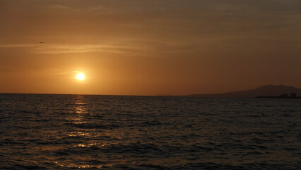 Obraz premium sunset on the beach