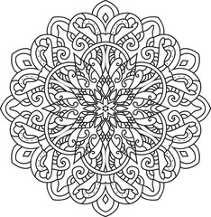 Mandalas for coloring book color pages.Anti-stress coloring book page for adults.