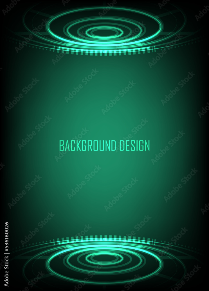 Poster abstract background with circles