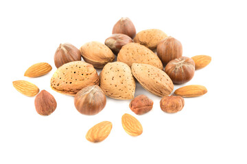 Almonds and hazelnuts
