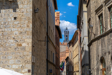 Clocher à Sienne, Italie