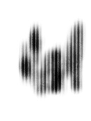 Black isolated vertical grunge texture overlay