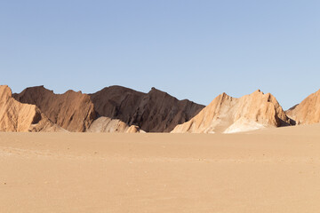 mountains located in the Atacama Desert, Chile
