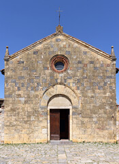 Fototapeta na wymiar Architecture of the medieval Village of Monteriggioni, Siena, Italy, Europe 