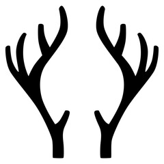 Antlers silhouette.