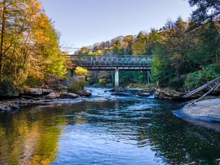 bridge in autumn