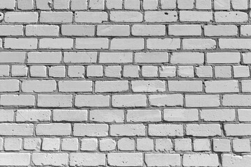 Texture, brick, wall, it can be used as a background. Brick texture with scratches and cracks
