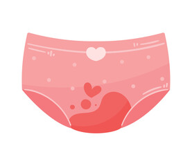 panty with female menstruation
