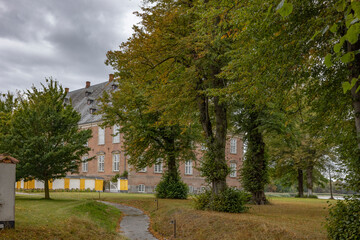 Obraz premium Valdemar's castle is a building located on the island of Tåsinge just south of Fyn five kilometers from Svendborg. The castle was built in the years 1639–1644 by King Christian IV ,Denmark,(Museum)