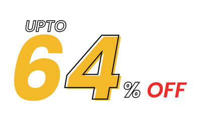 up to 64 percent Vector Template, upto 64 percent off offer template vector