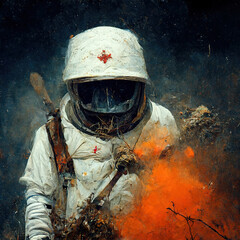 Fototapeta premium Astronaute russe
