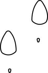 footprint foot steps