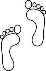 footprint foot steps