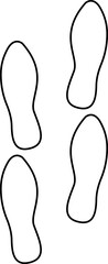 footprint foot steps