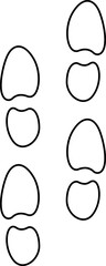 footprint foot steps