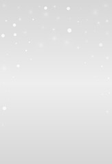 Gray Snow Vector Grey Background. New Snowflake