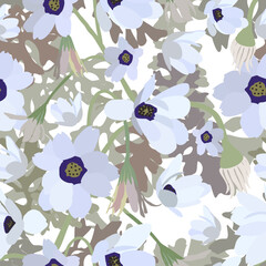 Floral seamless pattern. Vector design for paper and other use