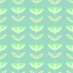 Naklejka na ściany i meble Floral seamless flower pattern for wrapping and linens and fabrics and clothes print and kids and kitchen textiles