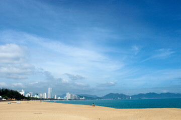 Coast of Nha Trang city, Vietnam