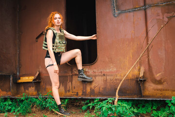 Military woman