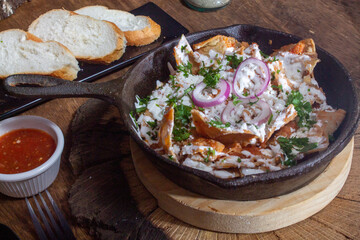 mexican food chilaquiles