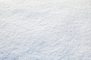 White snow surface