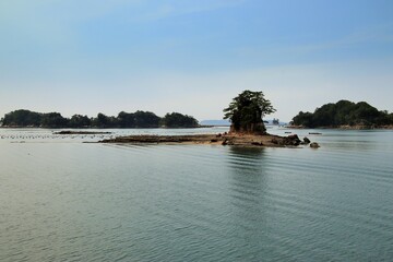 佐世保市の九十九島風景、