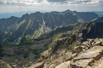 landscape in the mountains, High Tatras