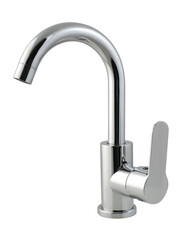 chrome,bathroom,Kitchen Mixer metal faucet isolated white background
