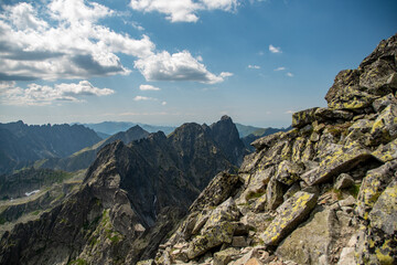 Fototapeta na wymiar landscape in the mountains, High Tatras