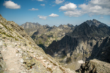 landscape in the mountains, High Tatras