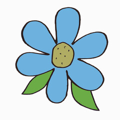 flower isolated on white background