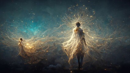 Love and spirit in a quantum realm