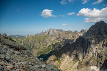 landscape in the mountains, High Tatras