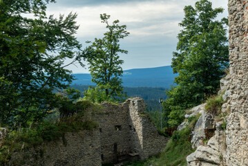 Fototapeta na wymiar View from the castle