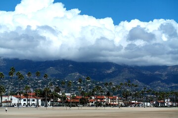 Fototapeta na wymiar Santa Barbara on the Beach, California