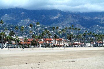 Fototapeta na wymiar Santa Barbara on the Beach, California