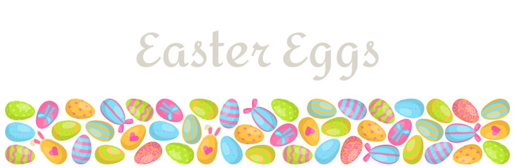 Vector illustration of a drawing for the Easter holiday.