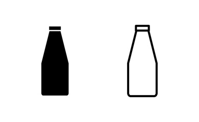 Bottle icon vector for web and mobile app. bottle sign and symbol