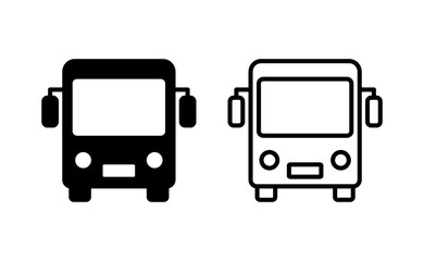Bus icon vector for web and mobile app. bus sign and symbol. transport symbol
