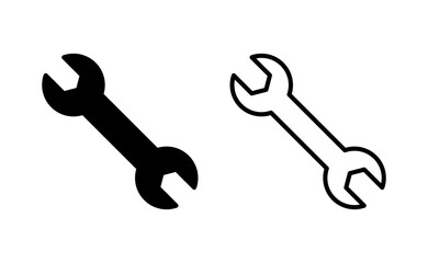 Wrench icon vector for web and mobile app. repair icon. tools sign and symbol