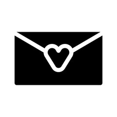 Love Letter Icon Vector Symbol Design Illustration