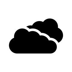 Fototapeta premium Cloudy Icon Vector Symbol Design Illustration