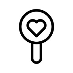 Search Love Icon Vector Symbol Design Illustration