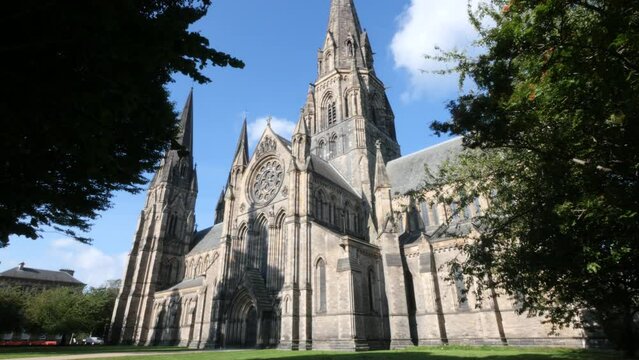 Edimburgh, Scotland, the south est side of St Mary's Cathedral