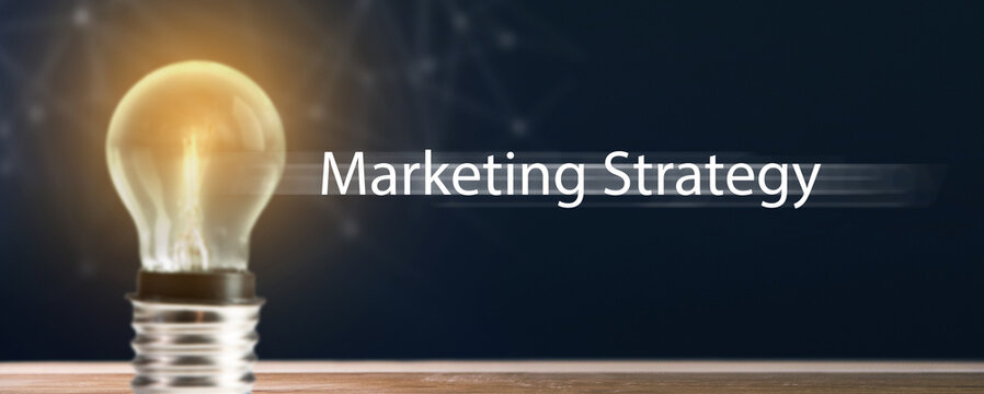 Marketing strategy and light bulb